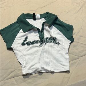 H&M Green and White Polo Shirt for Kids